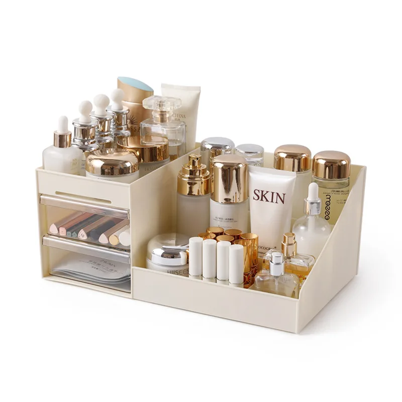 Onsin  Multi Function Home cosmetic beauty makeup organizer desk organiser house hold products Plastic Desktop Storage Box