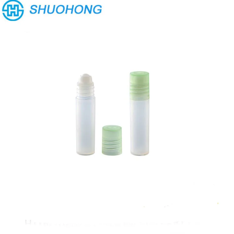 Roll on Bottle Rollerball Bottles Empty Refillable Deodorant Containers PE Cosmetic Jars Customized Matte 5ml 8ml 10ml 15ml