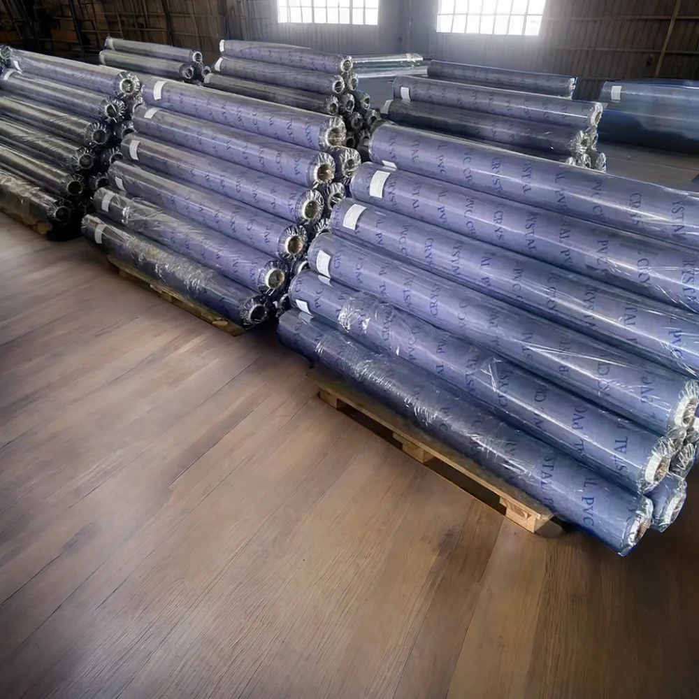 Super Clear Soft PVC Film Plastic Sheet Moisture-Proof for Bedding and Textile Packaging
