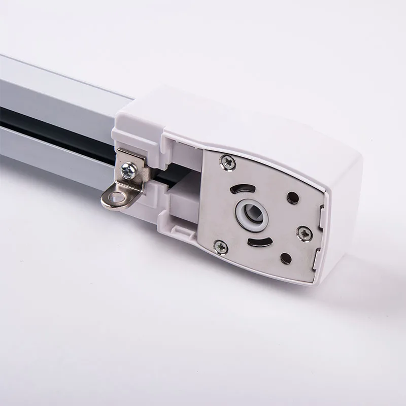 Низкая цена, сверхмощный тихий потолочный автоматический беспроводной мотор из алюминиевого сплава, электрическая направляющая для штор для спальни