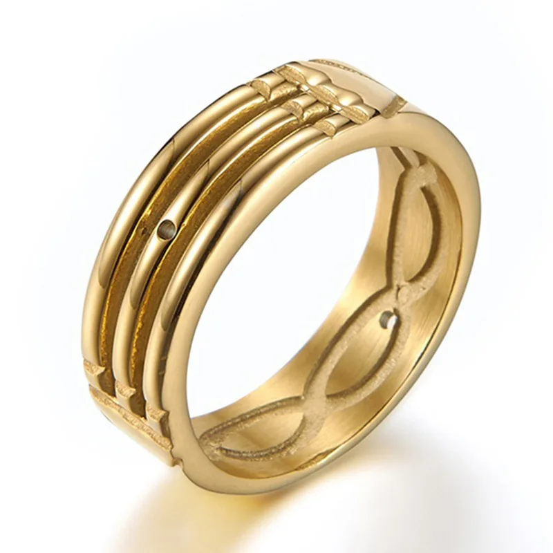 SC Hot Sale Creative Designer Rings Trendy Gold Silver Rose Gold Plated Rings Stylish Atlantis Finger Rings for Men