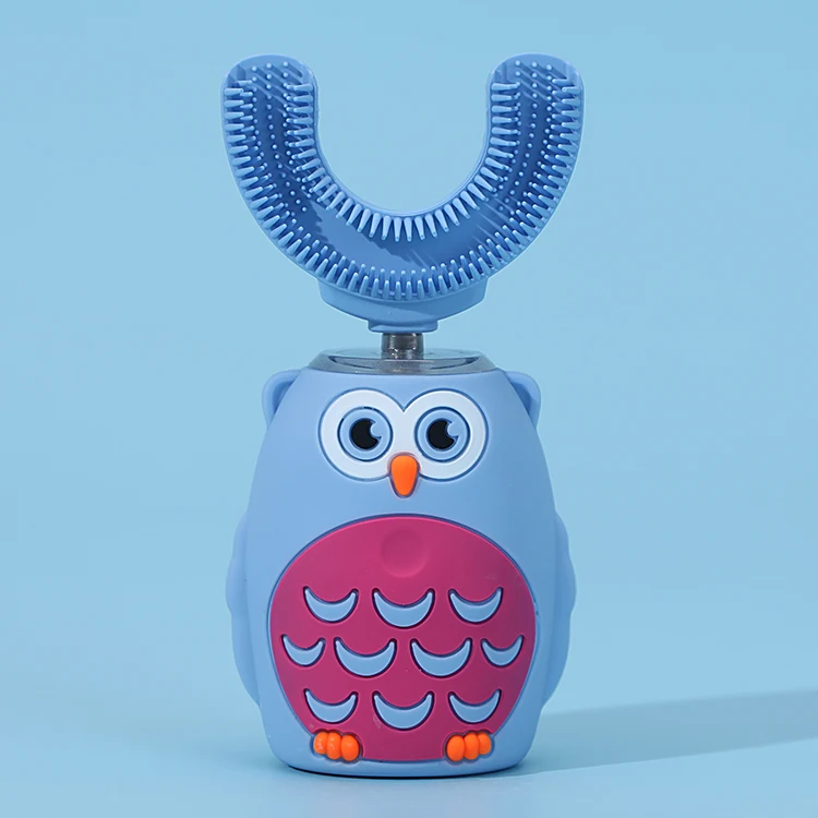 
Новая маленькая зубная щетка с щетиной высокой плотности от производителя с питанием от электрического аккумулятора для детей 