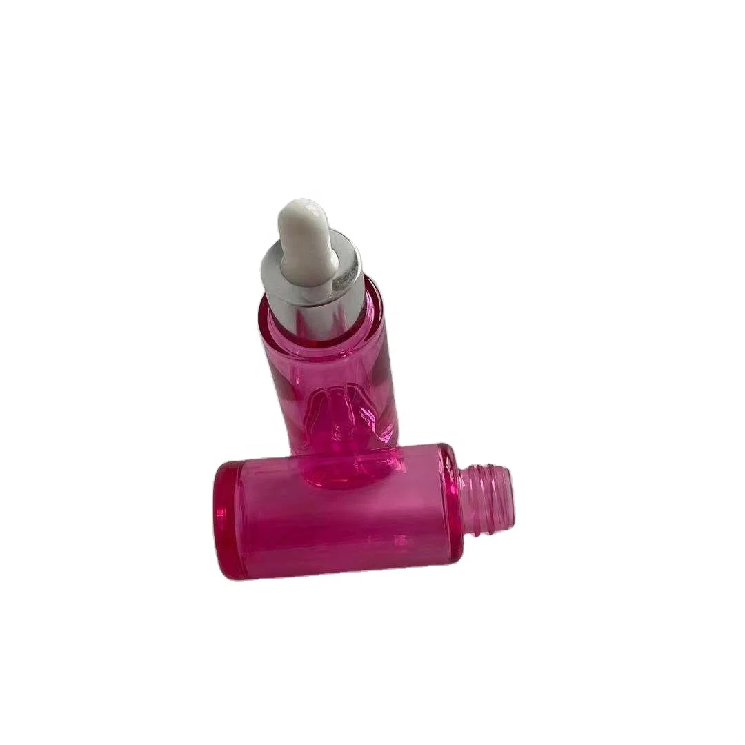 Grade Plastic Empty Cosmetic Luxury Green Cosmetic  Square Media Petg Bottle  With Cosmetic