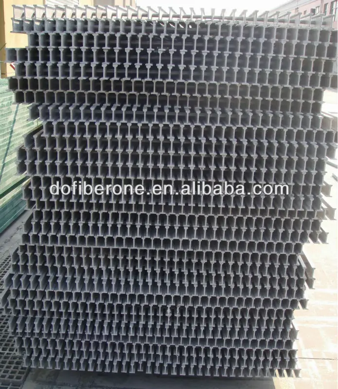 FRP Пултрузионный Стеклопластик Решетки 25-30-38-50mm T