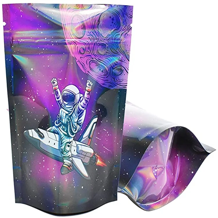 Оптовая продажа, пакет с прямым принтом, съедобные полиэтиленовые пакеты на молнии 1 галлон, изготовленные на заказ