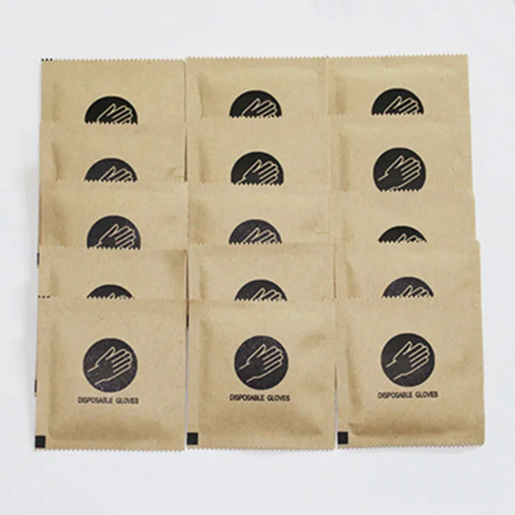 Hot Selling Restaurant Bbq Barbecue Food Grade Individually Packed Disposable Gloves Waterproof Transparent Plastic Pe Gloves