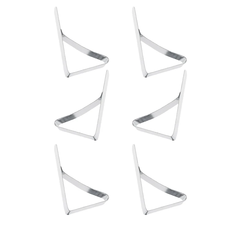 6 Pcs Durable Modern Tablecloth Clips Table Cover Clamps For Kitchen Party Outdoor Wedding