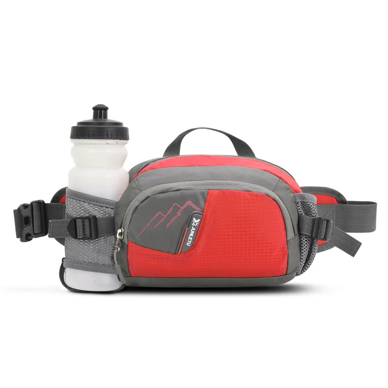 Fanny Pack Water Bottle Holder Men Women Waterproof Hiking Large Waist Pack Belt Bag For Running