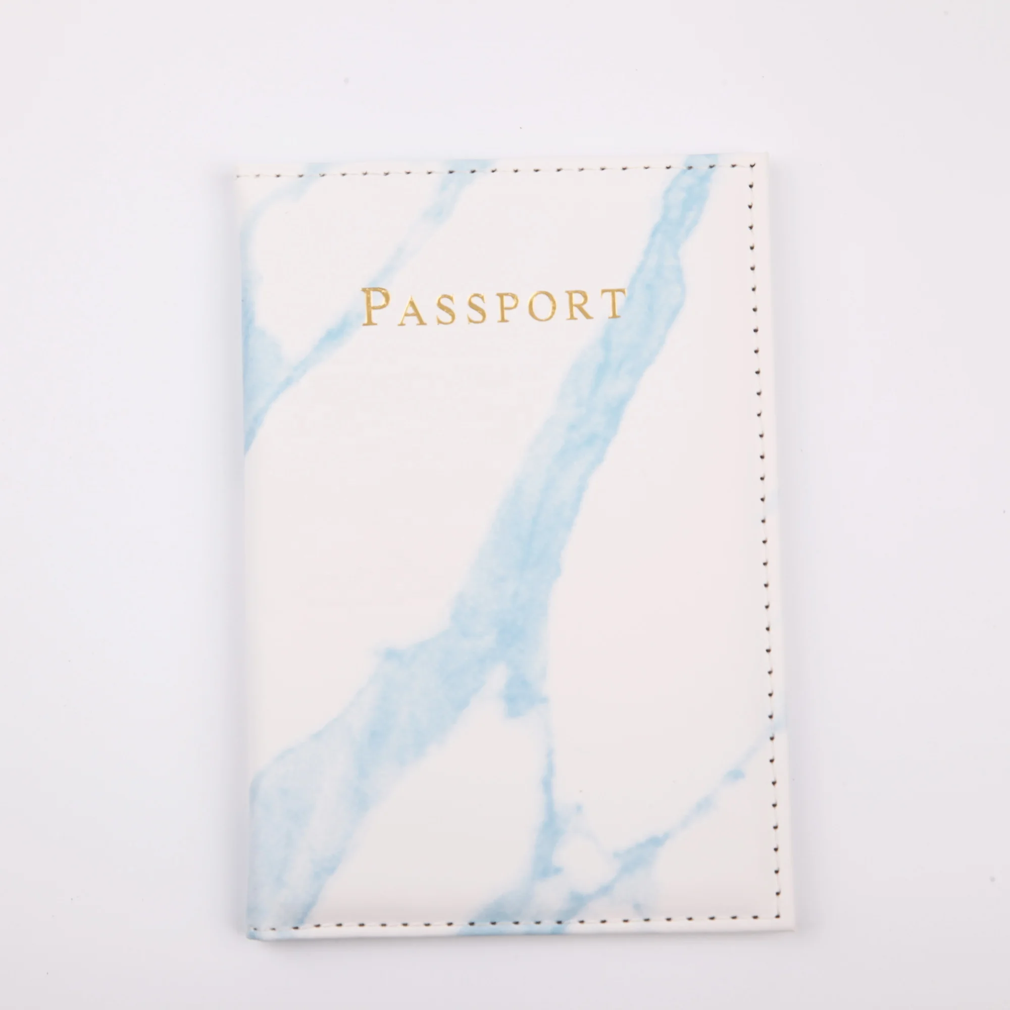 Factory Custom and Wholesale 2023 new arrivals Marble Style PU Leather DIY Travel Leather Cover Holder Passport Case
