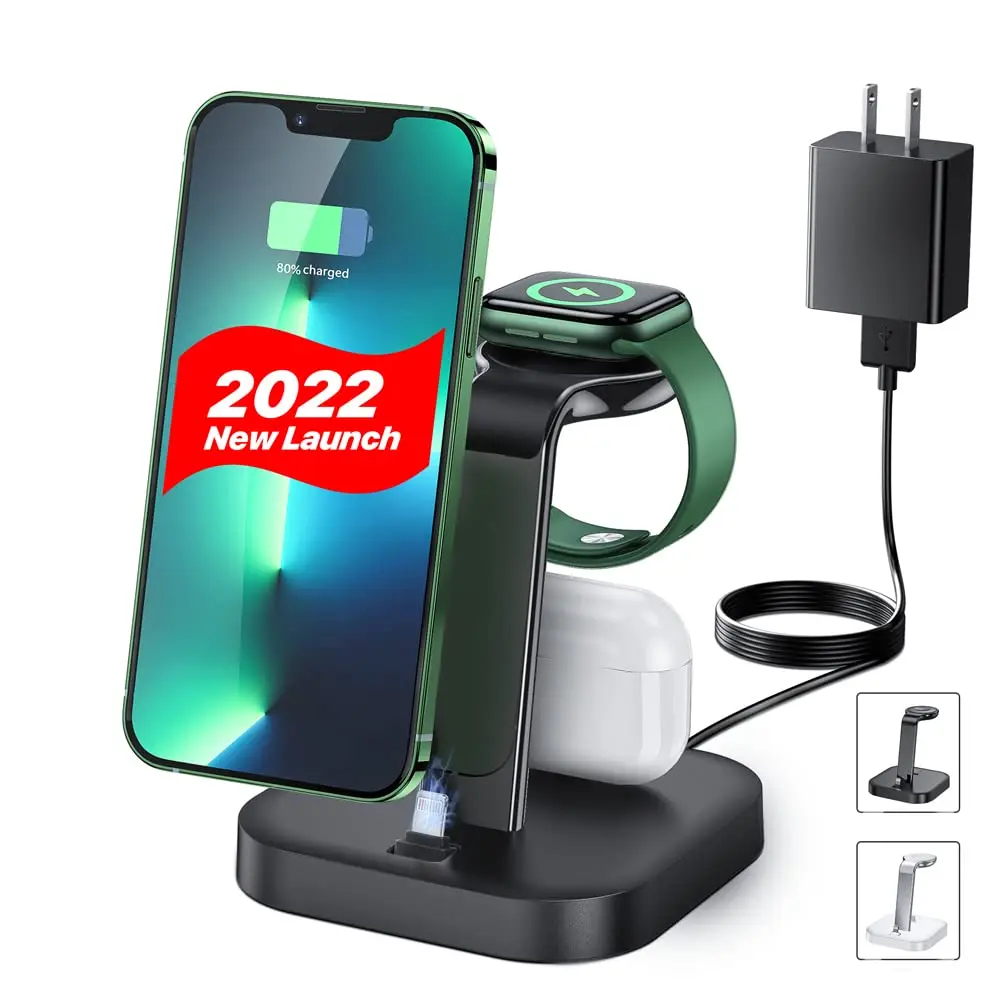 Tablet cell phone docking station for telephone handset Apple watch