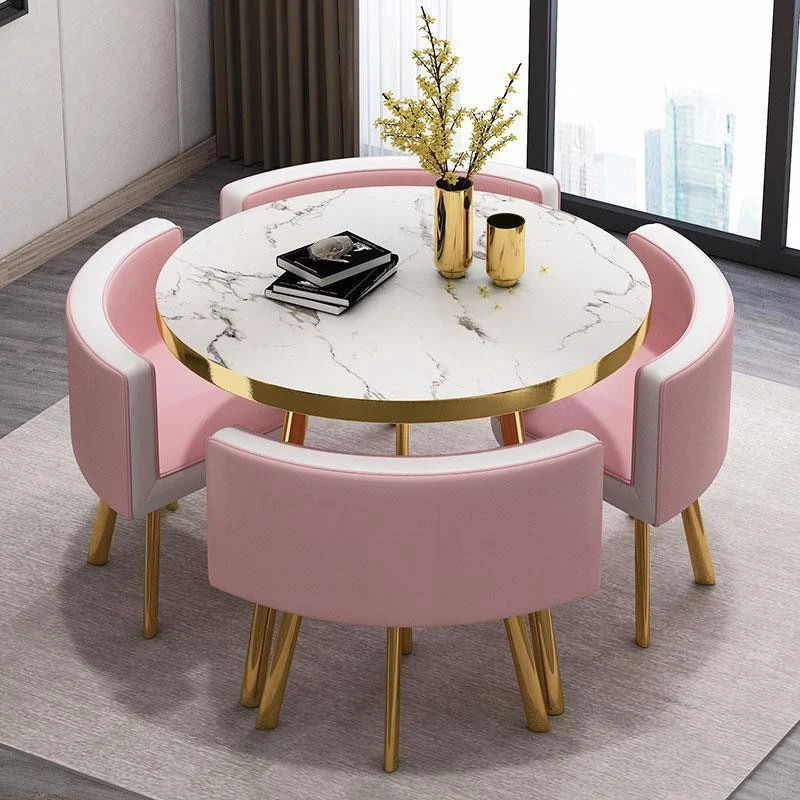 Elegant Luxury Quality Dining Room Furniture Set Modern Restaurant Kitchen Dining Tables With Chair