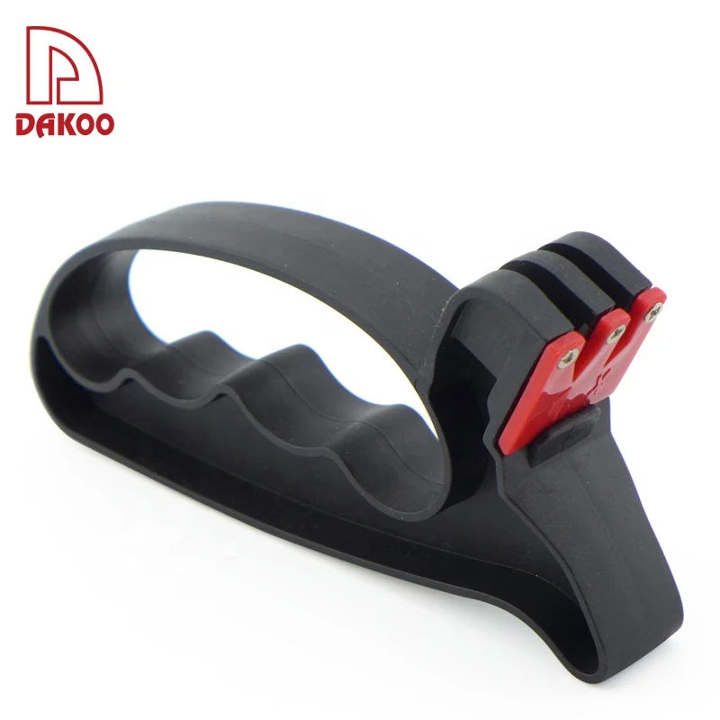 Black Color Household Handheld Design Knife Sharpener For Knife And Scissors