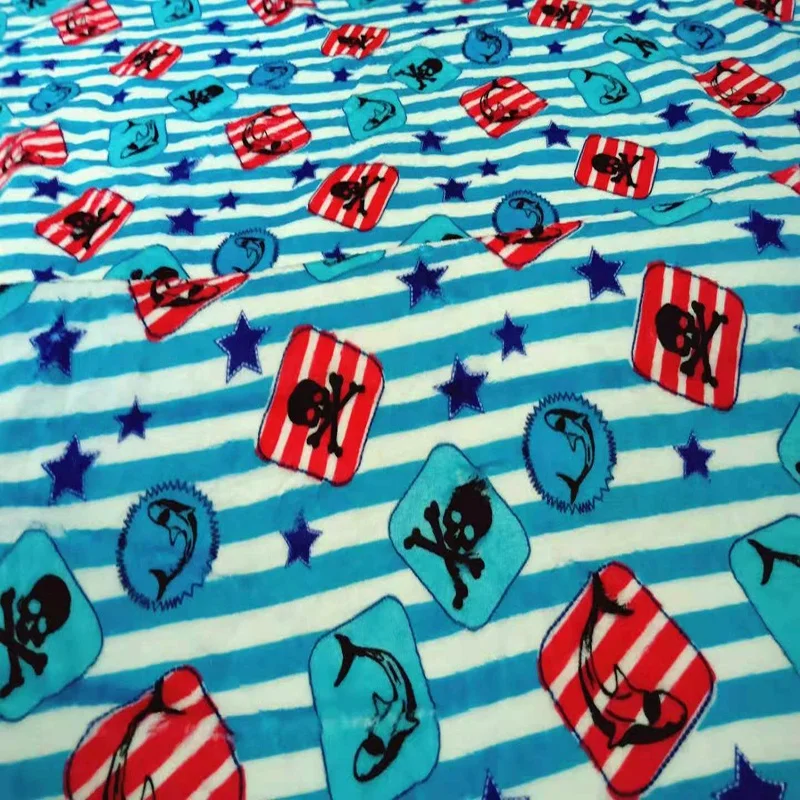 
Custom Printed Minky PUL Fabric For Baby Diapers 
