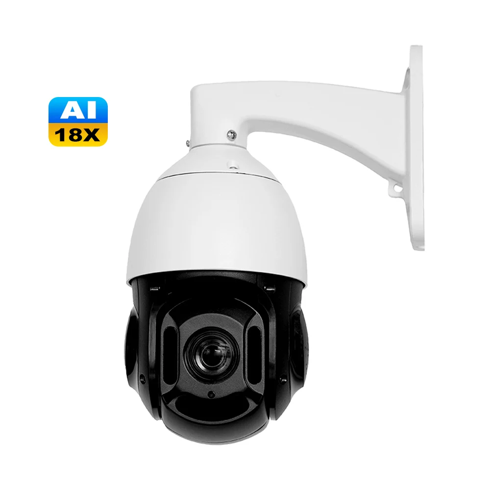 8 megapixel 20 times auto tracking optical zoom high quality ptz netwok outdoor security camera 4 k IP poe camera