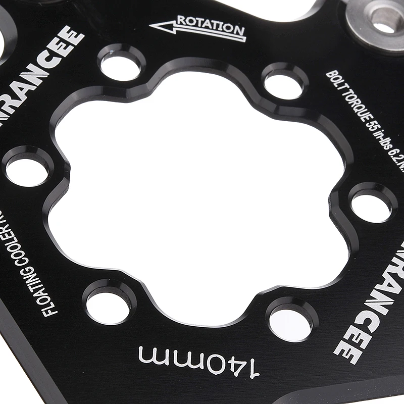 ANRANCEE Mountain Bike Cooling Disc Brake Floating Pads 140mm 160mm 180mm 203mm 6 Bolts Cool Down Bicycle Rotor VS RT99 RT86