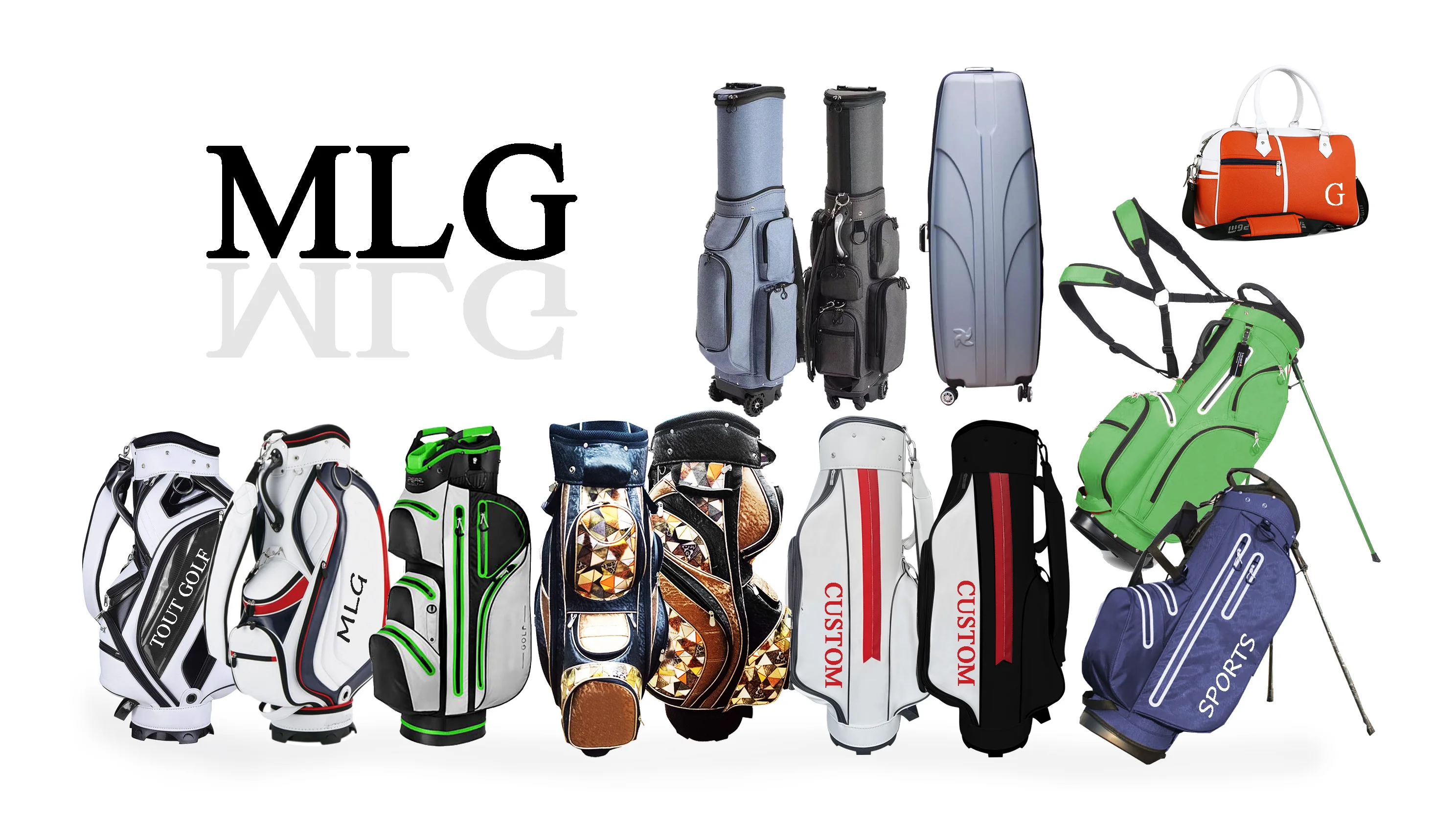 Wholesale custom golf travel bags hard case for protecting