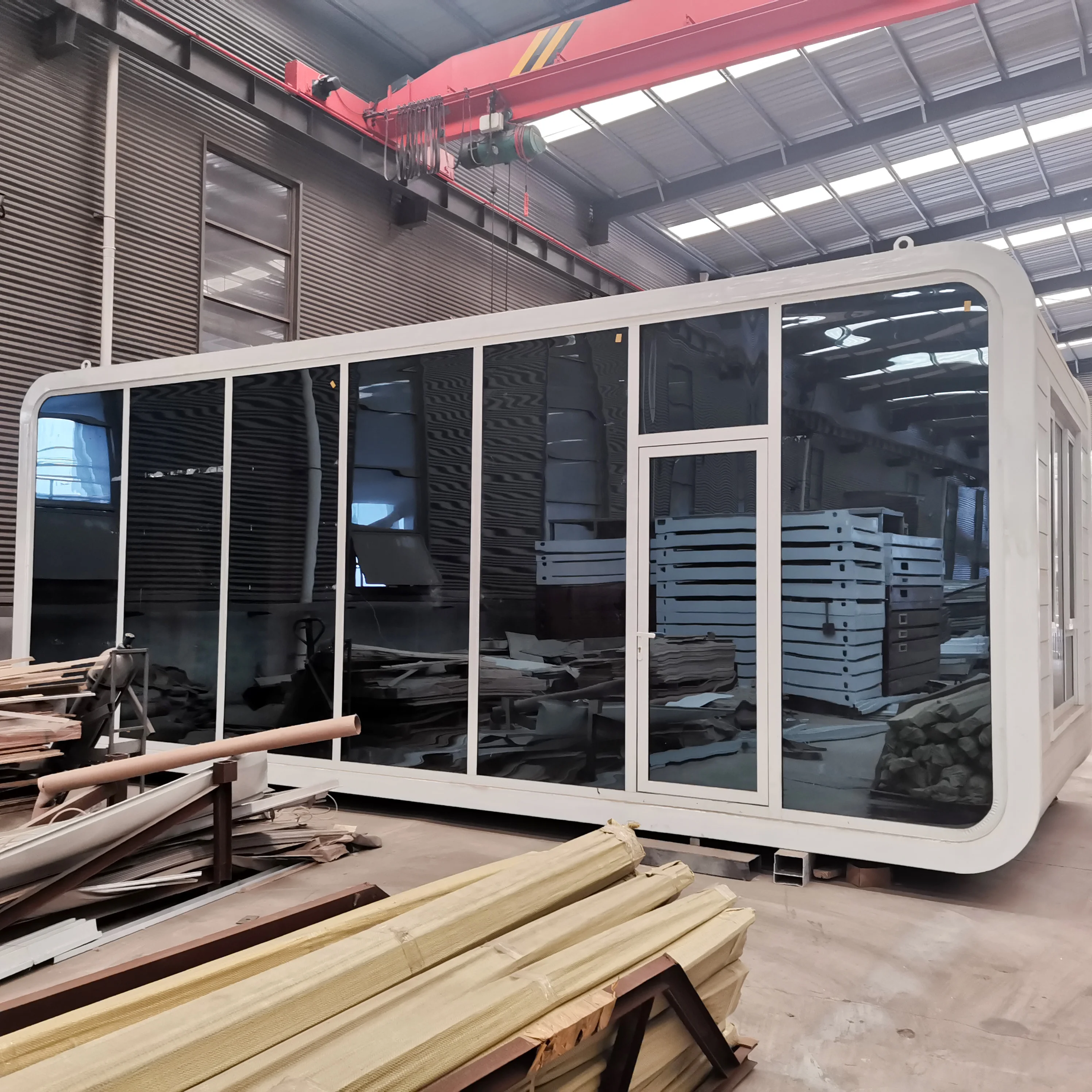 40ft 20ft capsule house caravans houses flat pack mini decorative 4 bedrooms luxury modern office prefabricated prefab houses