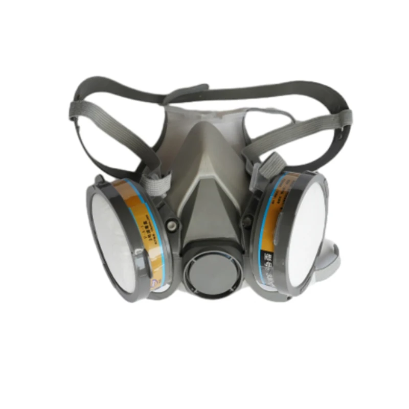 High Quality Safety Protective Anti Dust Particulate Half Face Mask Reusable Respirator With Replaceable Cotton Filter Gas Mask