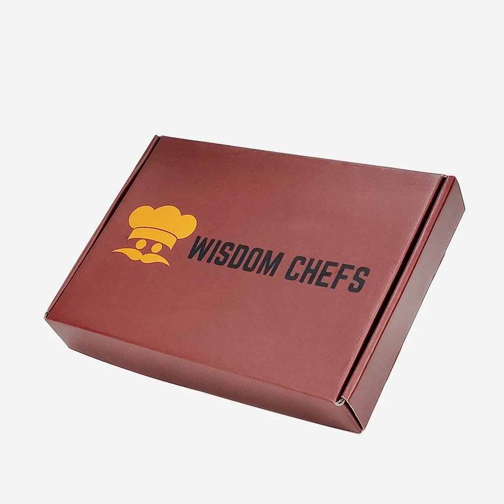 Unique Color Clothing Packaging Printing Foldable Recycled Brown Corrugated Mailer Shipping Boxes Custom Logo