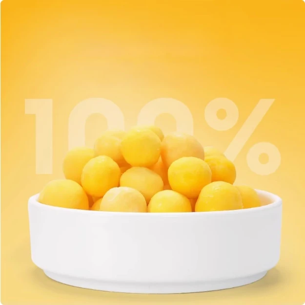 OEM/ODM Freeze Dried Egg Yolk Dog Snacks Containing Lecithin Beautiful Hair And Strong Body Mixed With Food For Cats And Dogs