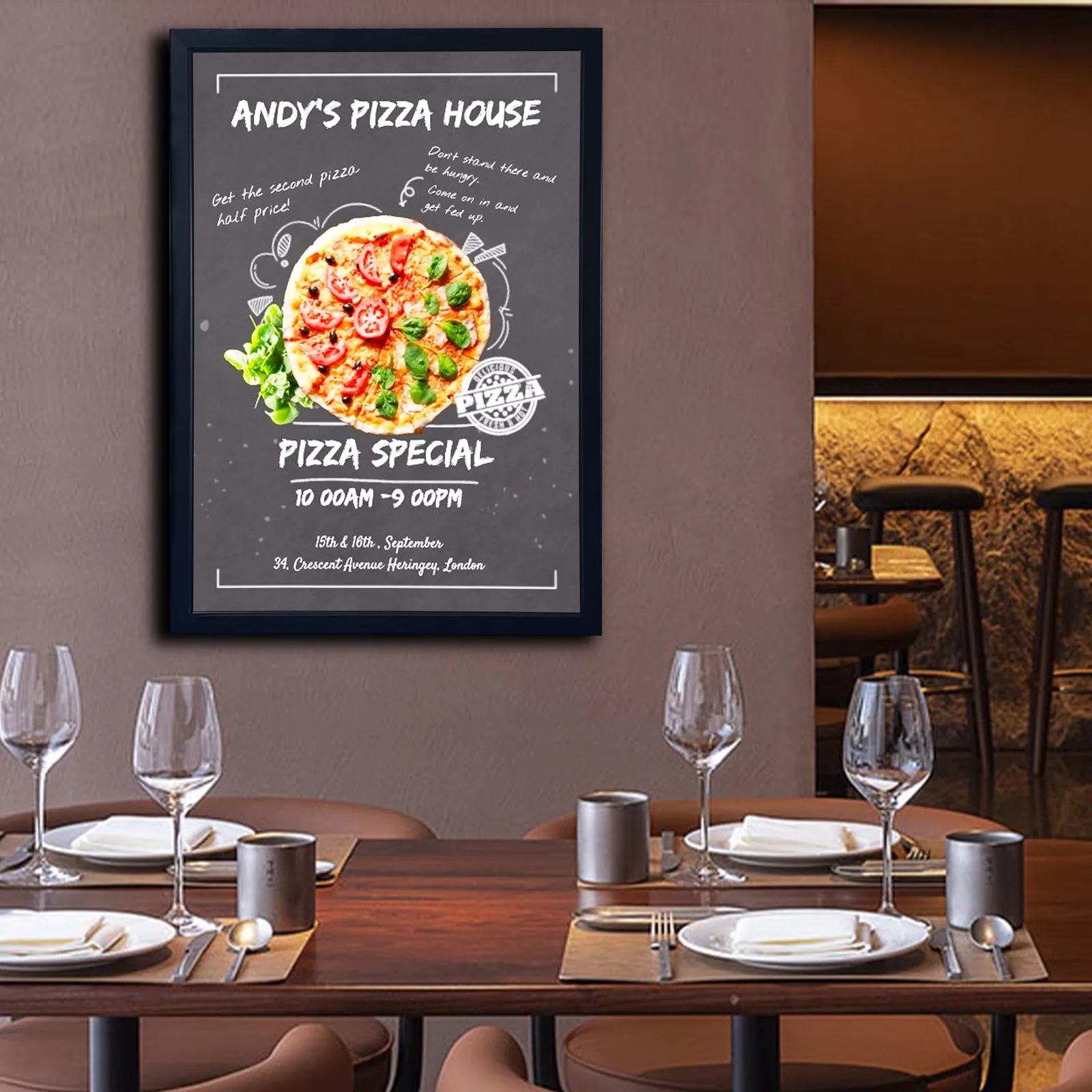 Factory Custom Light Box Menu Led Advertising Menu Board For Restaurant Menu order light box