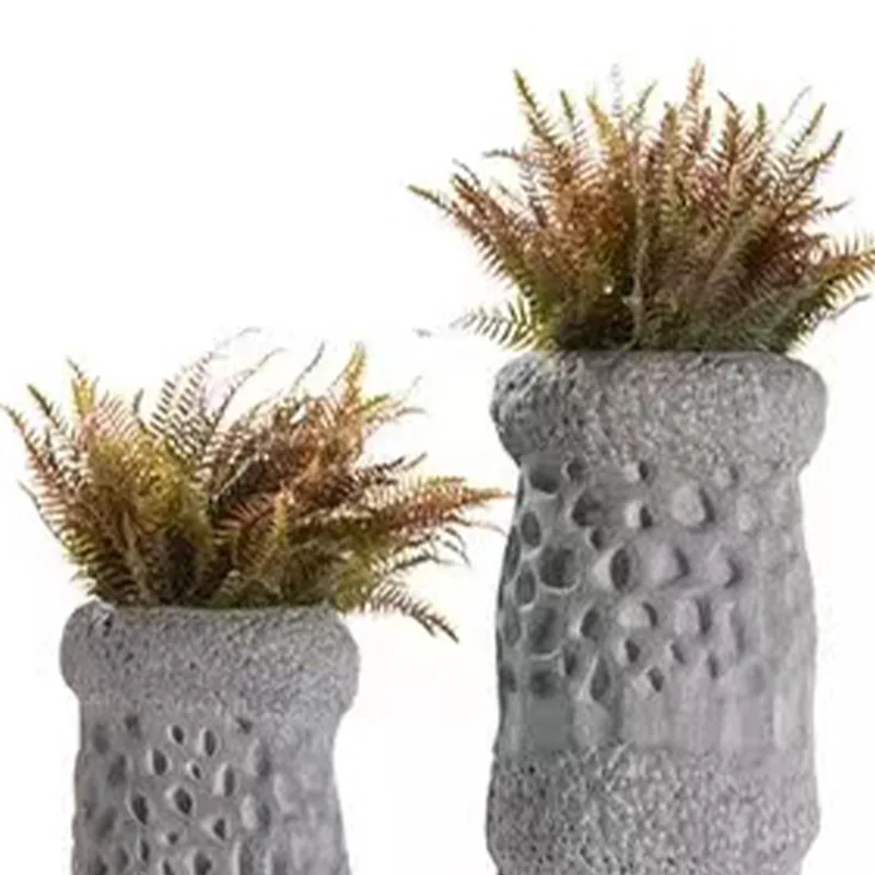 Modern Flower Pots Indoor Outdoor Decoration Plant Pots Tall Size Garden Home Fiberglass Pots For Plant Planter