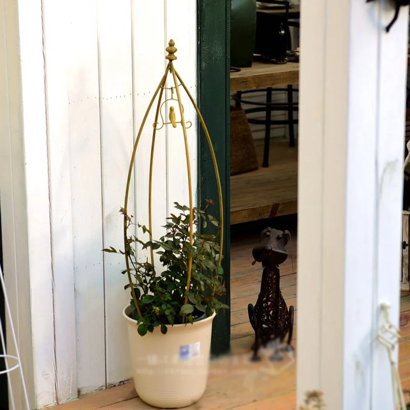 Garden metal climbing plant trellis plant stand decorative iron metal flower rack iron plant stand