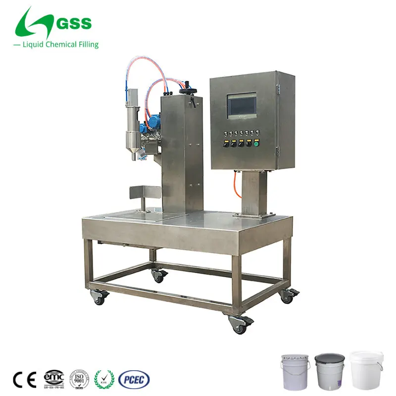 GSS 1-10L semi automatic glue filling machine