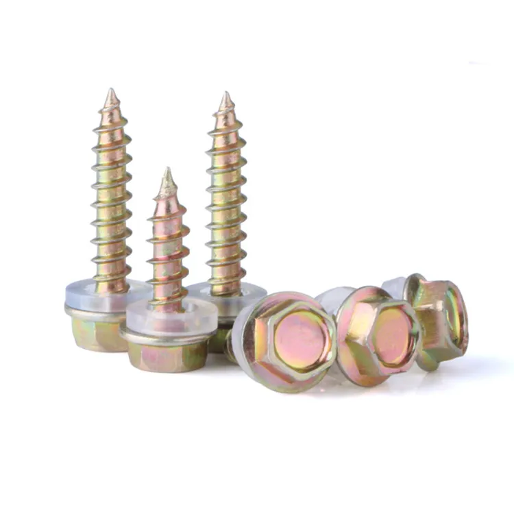 Din6928 hex flange head self tapping wood screw