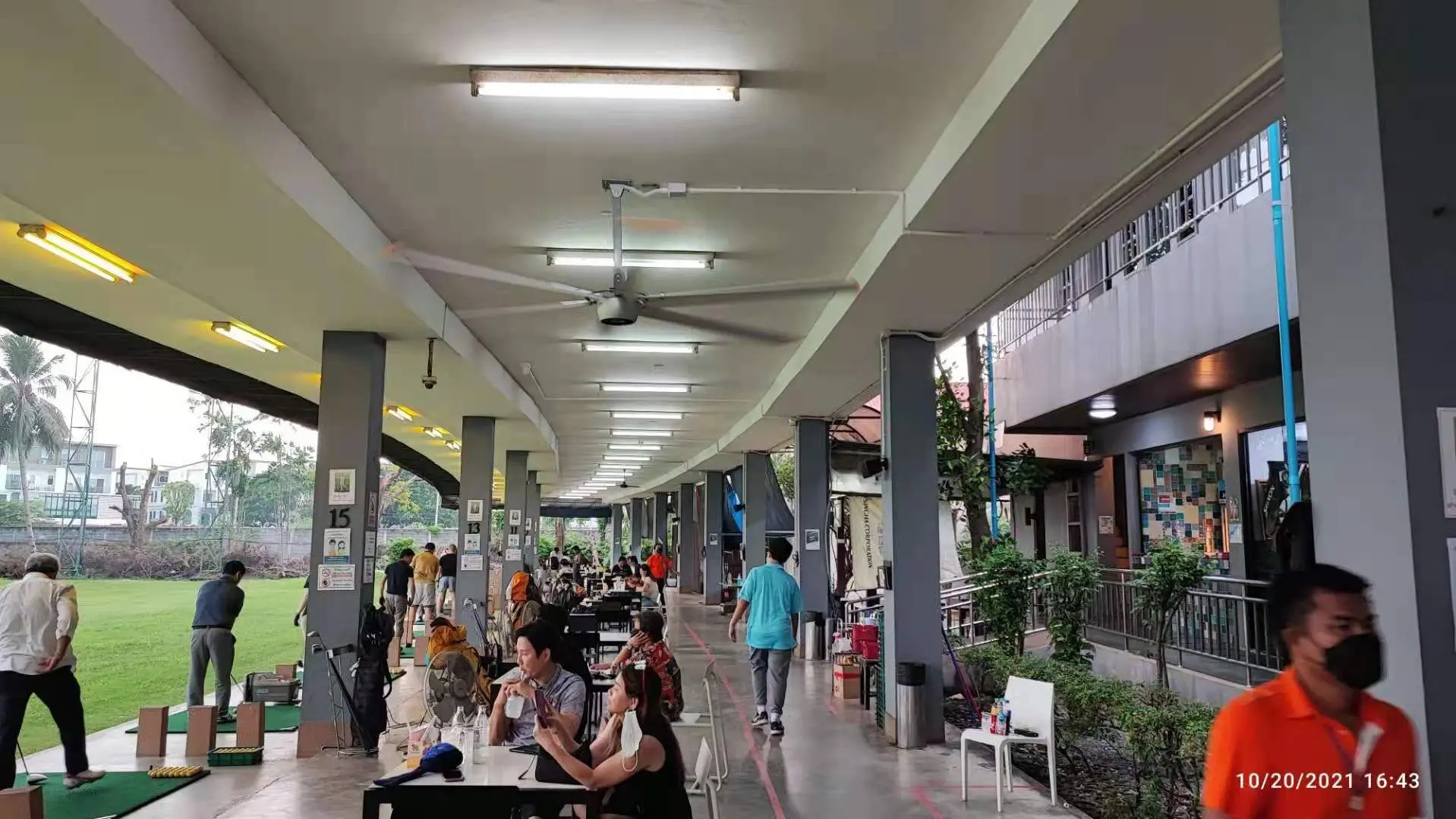 3000mm 400w Low Noise Supermarket   Hvls Ceiling Fan