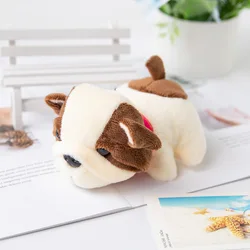 4Colors New Dog Plush Stuffed Toy Soft Animal Dog Keychain Gift Plush Keychain Wholesale