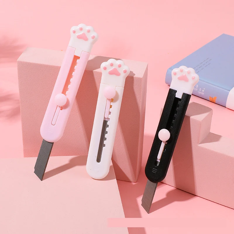 Cute Knife Kawaii Art Cutter Knife Student Art Supplies Tools Stationery School Supplies Mini Box Cutter