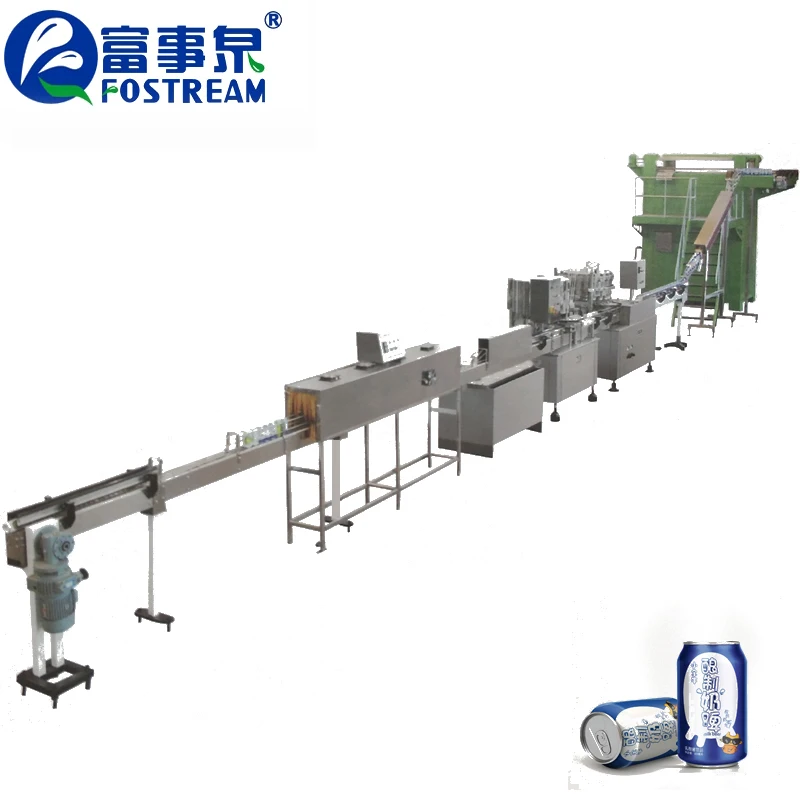 Автоматическое оборудование для консервирования пива/машина для розлива и запечатывания жестяных банок/Производственная линия консервированных напитков