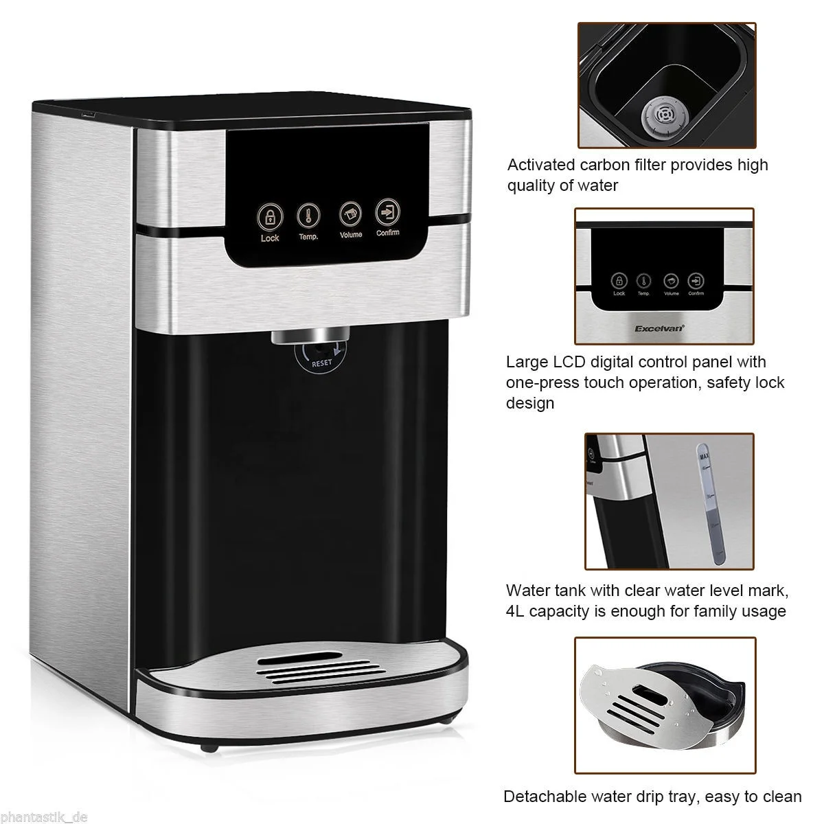 4L Children Safety Lock Hot Warm Cold Water Dispenser For Kids Smart Home Kitchen Appliances Hot Water Dispenser