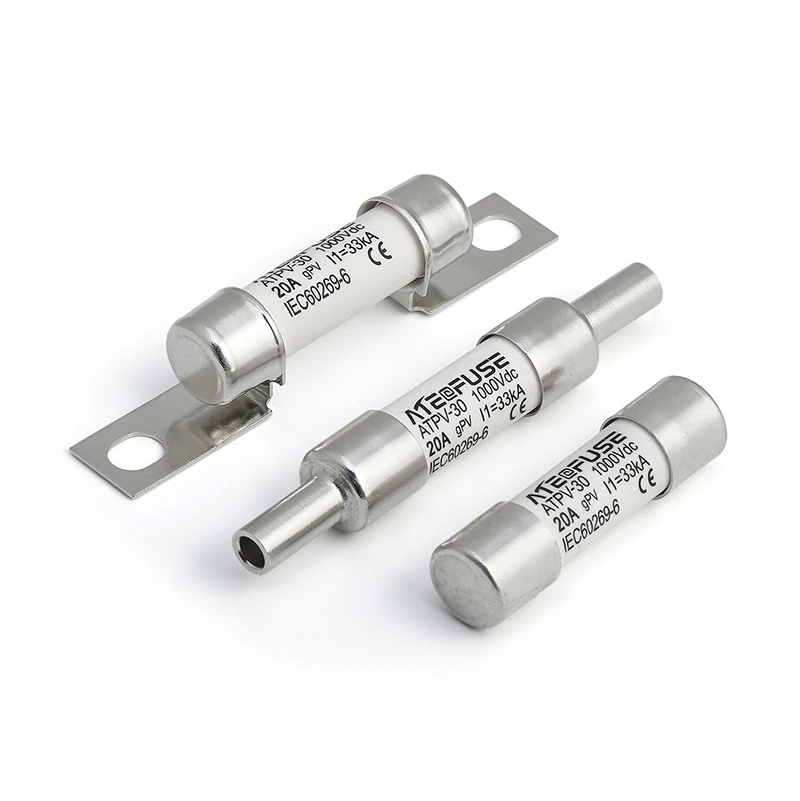 TUV CE Certificate 1000Vdc  1A 2A 3A 5A 6A 8A 10A 15A 16A 20A 25A 30A 32A 10x38mm solar dc pv fuse link for photovoltaic system