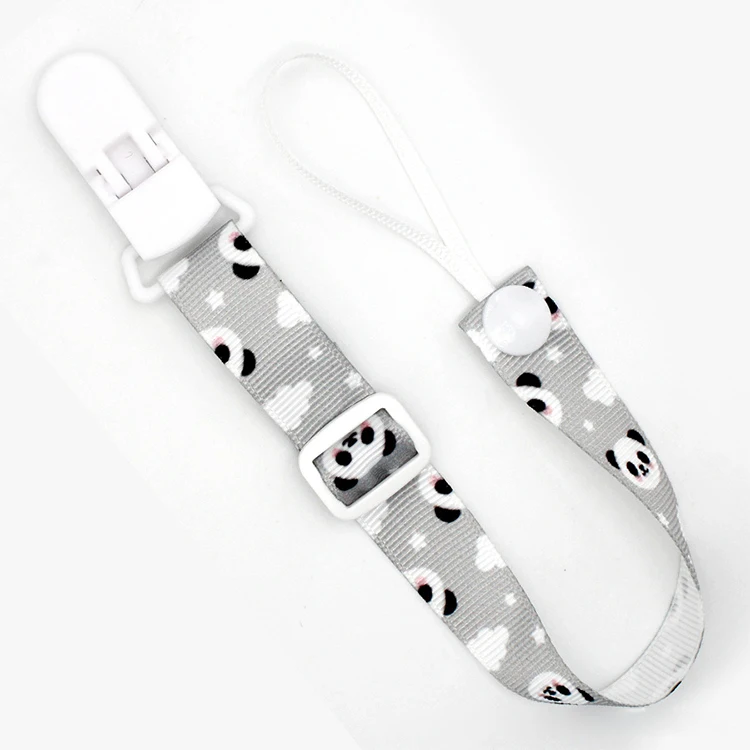 High Quality Polyester Baby Pacifier Clip
