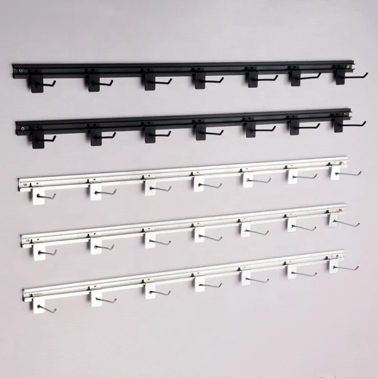 Iron Metal Slatwall Hooks Shop Display Rack Wall Shelf Bracket Slatwall Hooks Pegboard Hooks