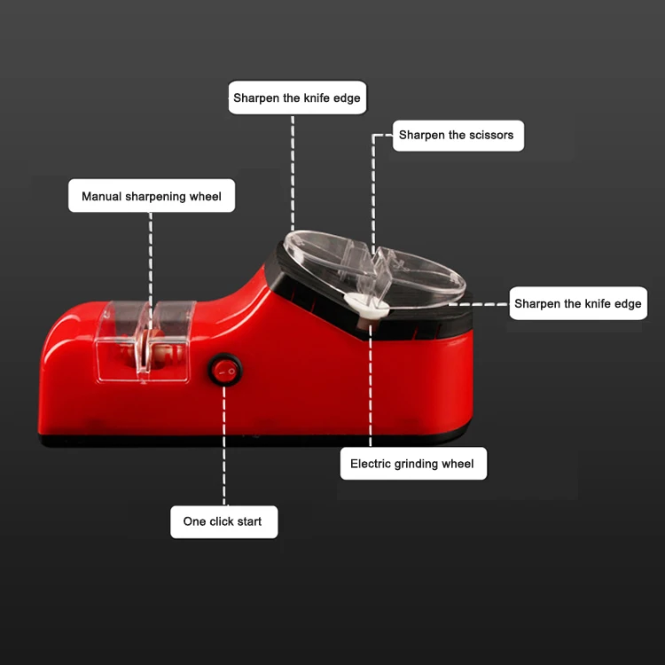 Trending knife sharper in 2020 Electric Mini Knife Sharpener Kitchen