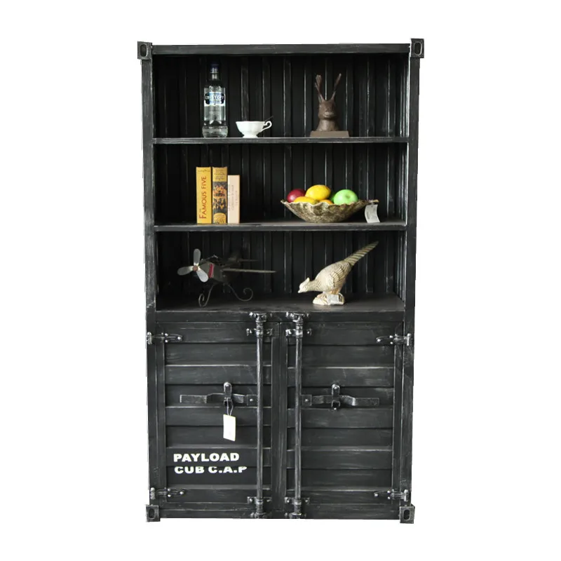 Винтажный промышленный контейнер для транспортировки, мебель, шкаф для гостиной, металлический шкафчик, шкаф для хранения с ящиками