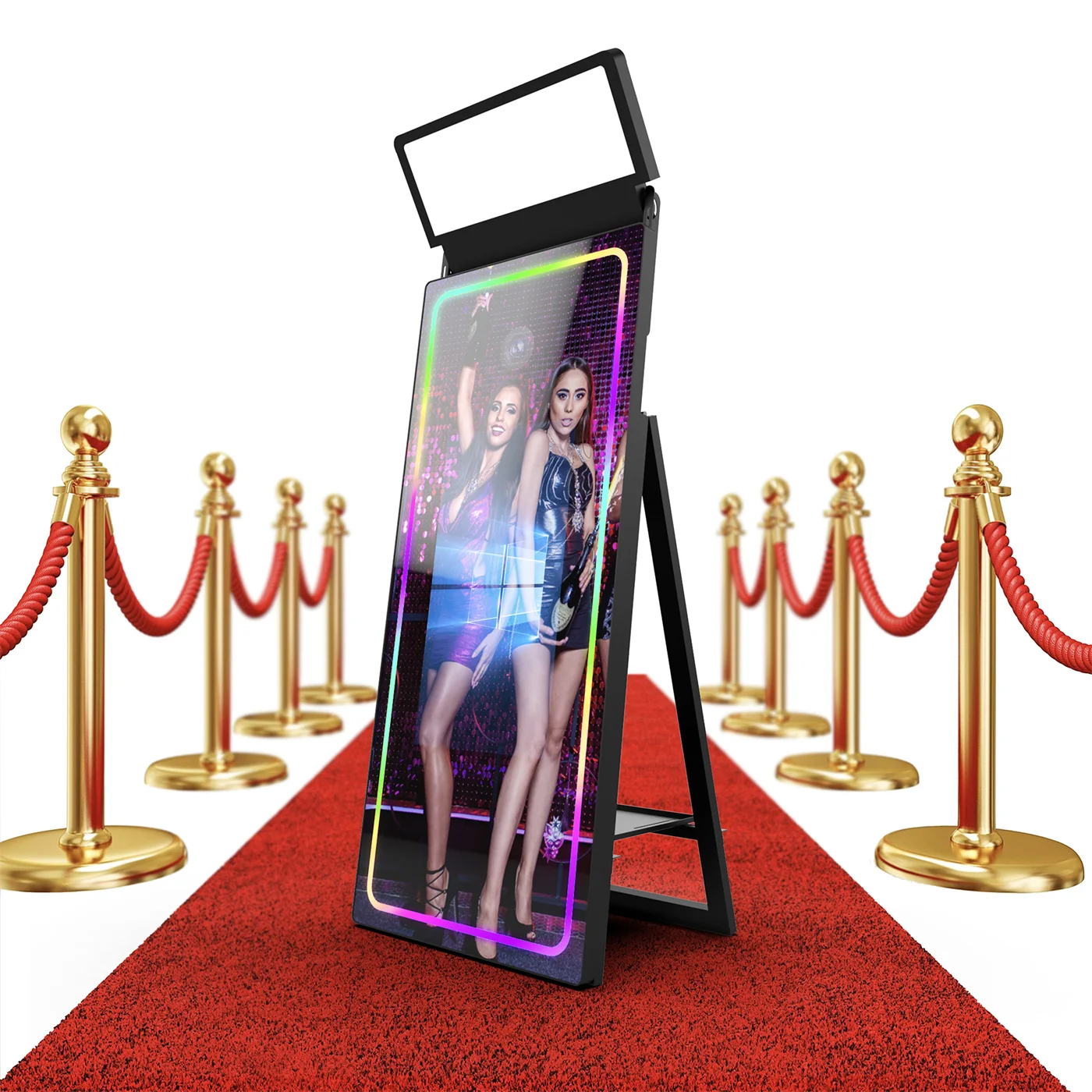 New Cheap Price Instant Magic Photobooth Interactive Party Selfie Photo Mirror Booth For Sale Mirror Photo Booth
