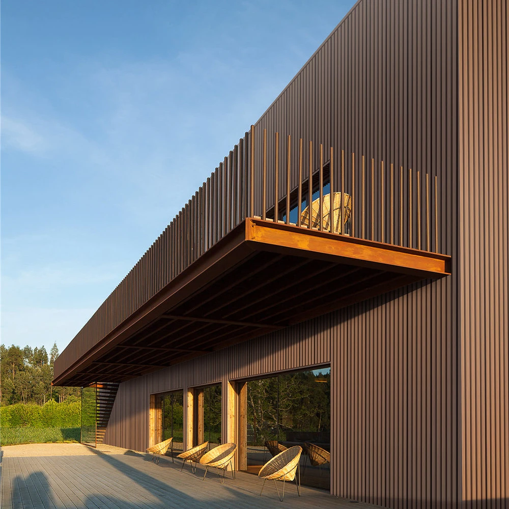 hot selling coextruded greatwall outdoor wpc wallboard, wpc wall board, wpc facade 219mm