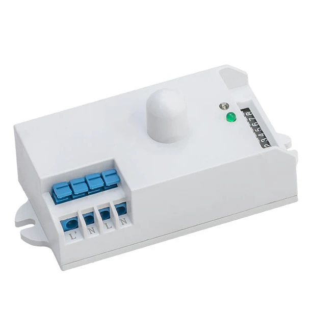 microwave radar motion sensor control the light