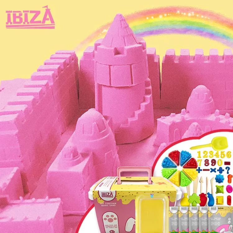 Newest educational toy funny colorful magic diy play sand for kid wholesale toy suppliers magic sand funsand