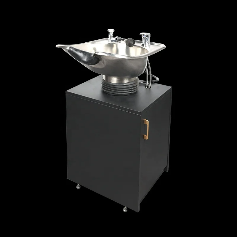 Salon Furniture Stainless Steel Cabinet For Shampoo Bowls