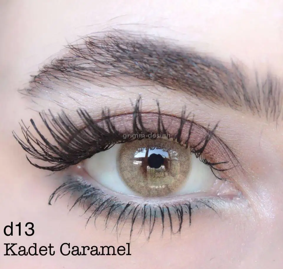 d13 caramel super natural for mid east market Arabs year lenses makeup eye cosmetic colored contact lenses