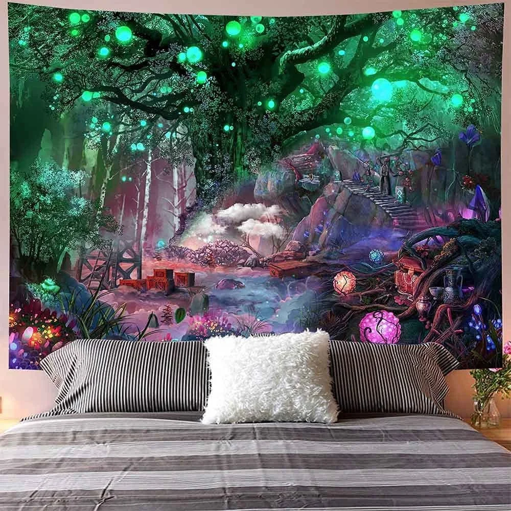 Different size latest digital flat print tapestry banner