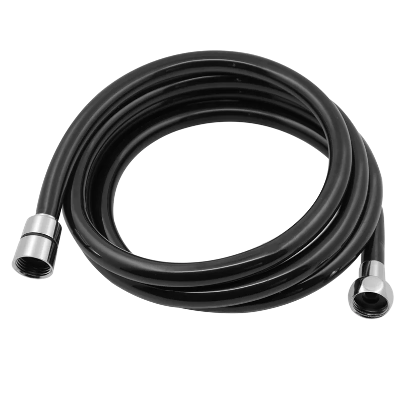 Oem Custom Design Durable Finely Processed Grey Black Pvc Spray Shower Hose