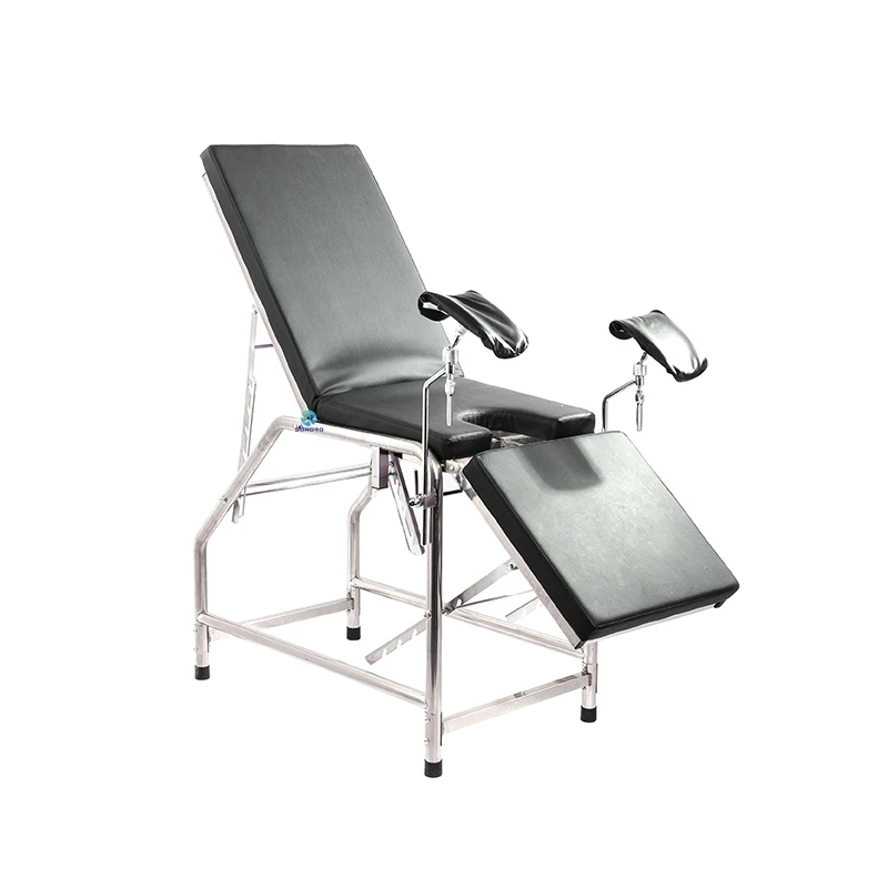 GE-4 Hot mobile, separable, adjustable multi-functional stainless steel maternity bed obstetric gynecological examination table