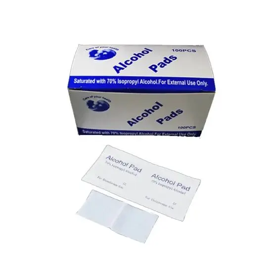 Individual Customized Design Disposable 70% IPA Prep Pad alcohol wipes