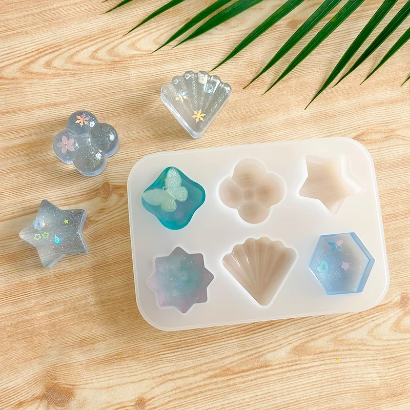 New Jewelry Casting Molds Silicone Resin Molds for DIY Pendant Necklace Keychain Molds for DIY Craft Jewelry Making